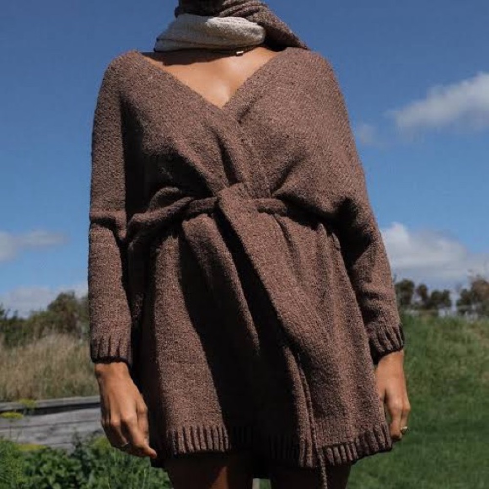 INDIGO LUNA KOMOREBI x HITOMI Daydream Coat Brown One Size photos soon